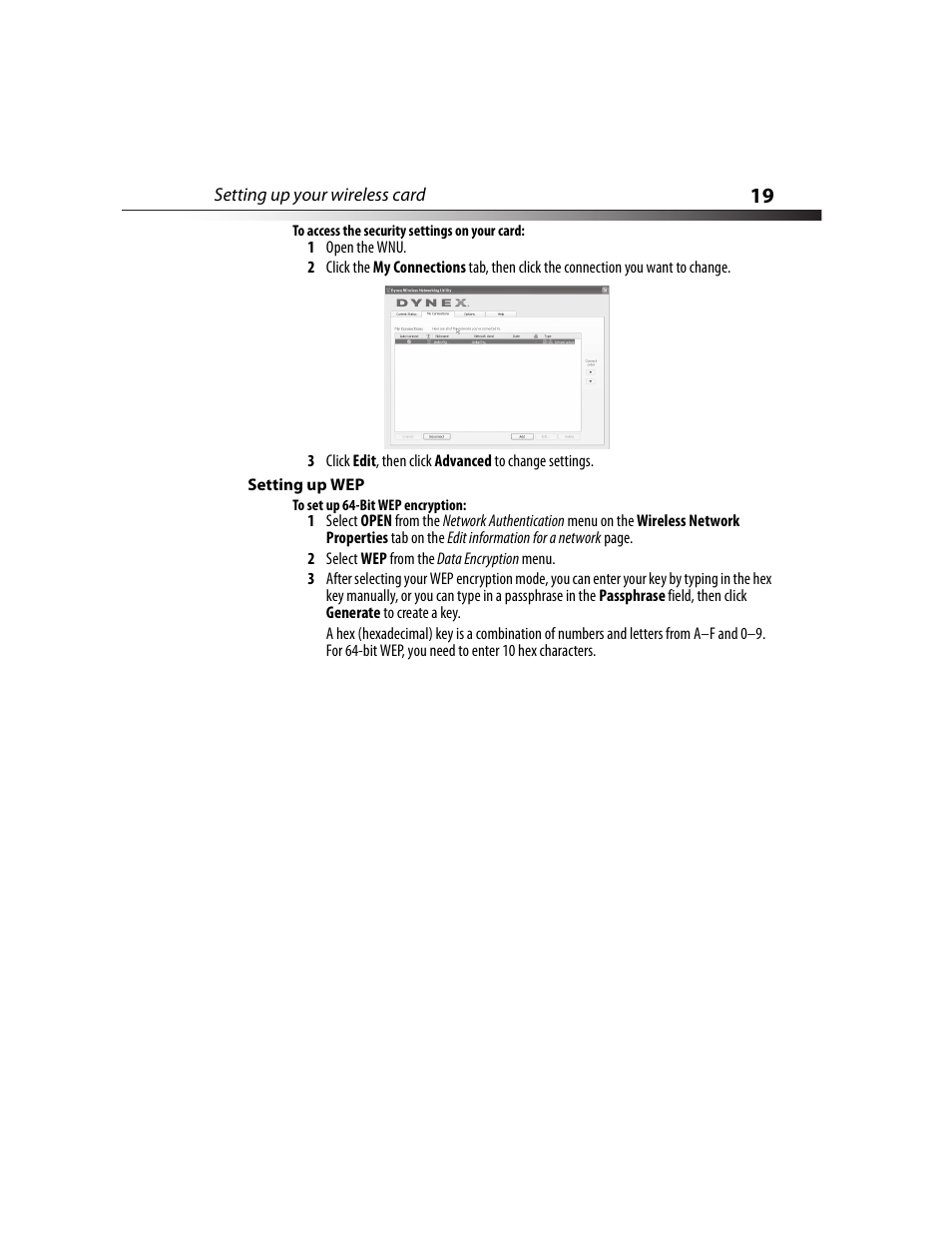 Dynex DX-NNBC User Manual | Page 19 / 33