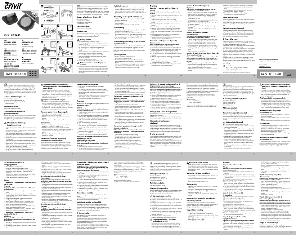 Crivit LG-1999 User Manual | 2 pages