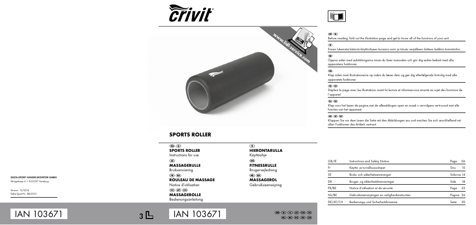 Crivit BB-2035 User Manual | 34 pages