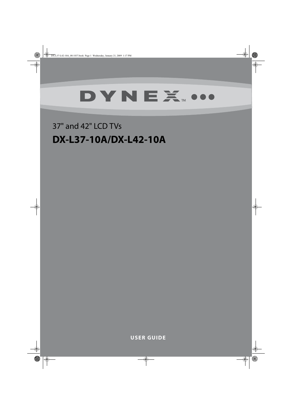 Dynex DX-L37-10A User Manual | 36 pages