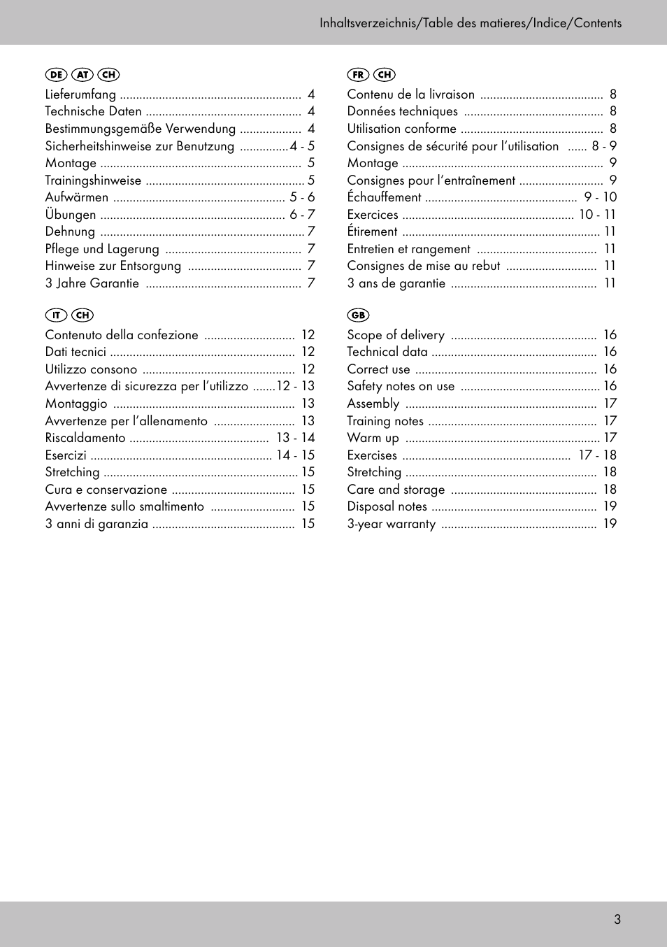 Crivit BB-1789 User Manual | Page 3 / 20