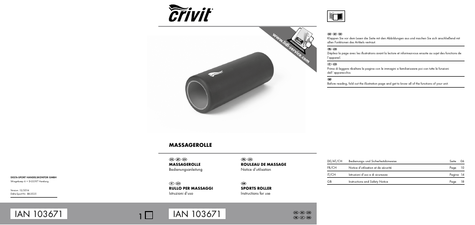Crivit BB-2035 User Manual | 22 pages