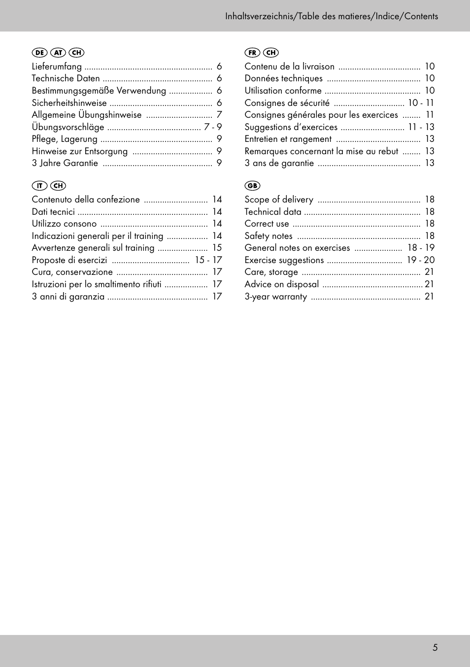Die103671_blackroll_manual_inside_lb1_ch_os_layout | Crivit BB-2035 User Manual | Page 3 / 22