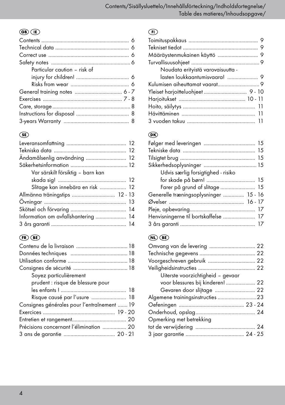 Crivit FH-2006 User Manual | Page 4 / 32