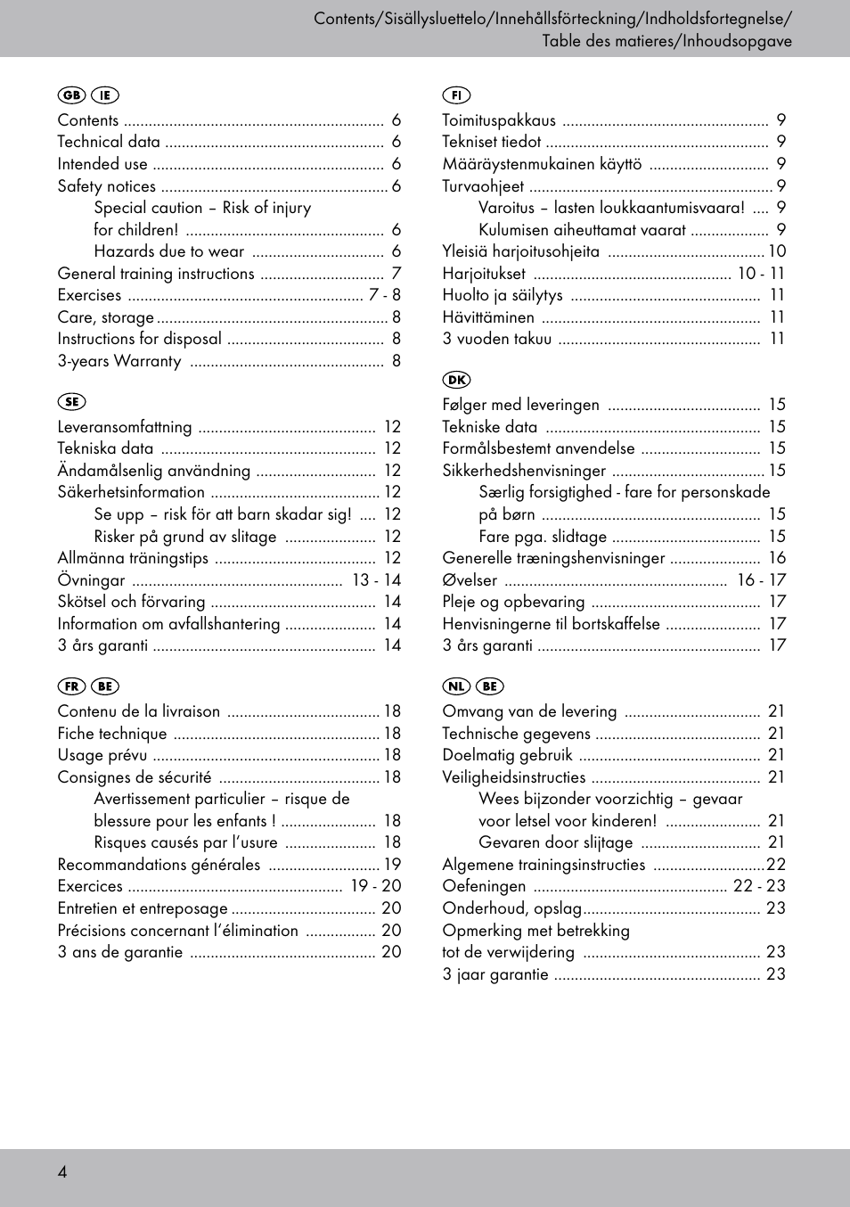 Crivit ET-2008 User Manual | Page 4 / 28