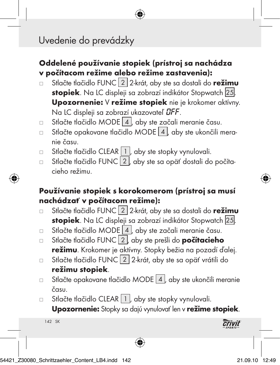 Uvedenie do prevádzky | Crivit Z30080 User Manual | Page 140 / 147
