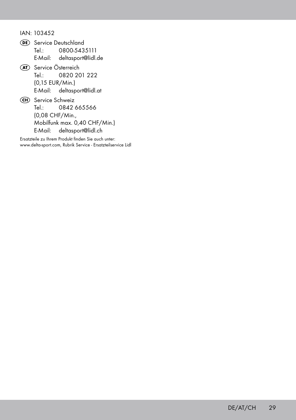 Crivit OT-2007 User Manual | Page 29 / 32
