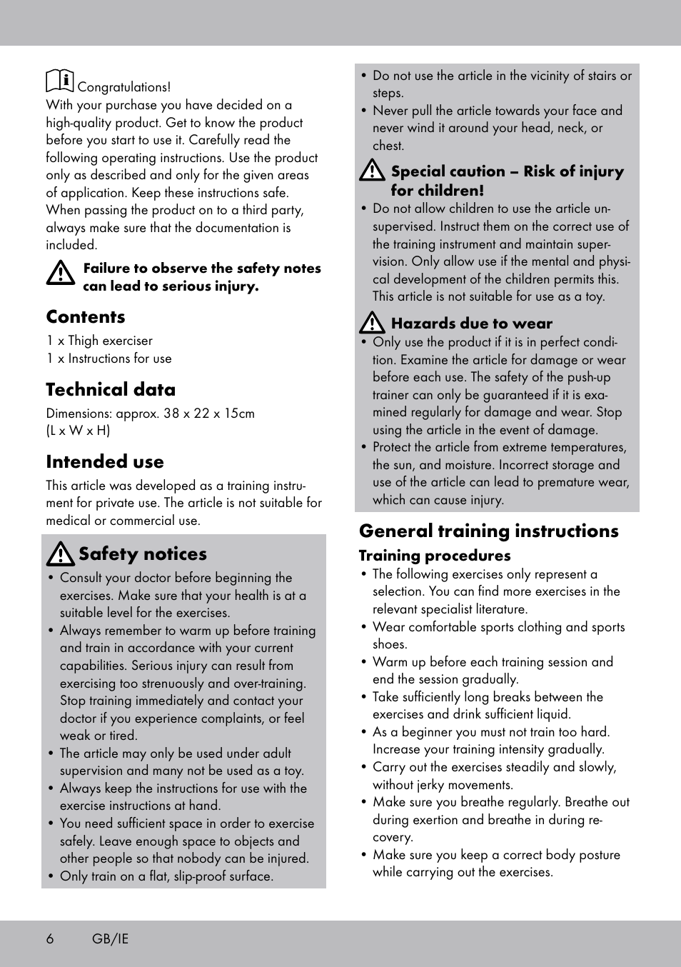 Crivit OT-2007 User Manual | Page 6 / 32