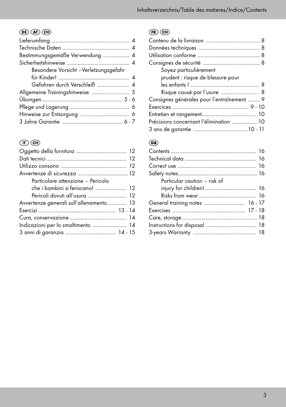 Crivit FH-2006 User Manual | Page 3 / 20