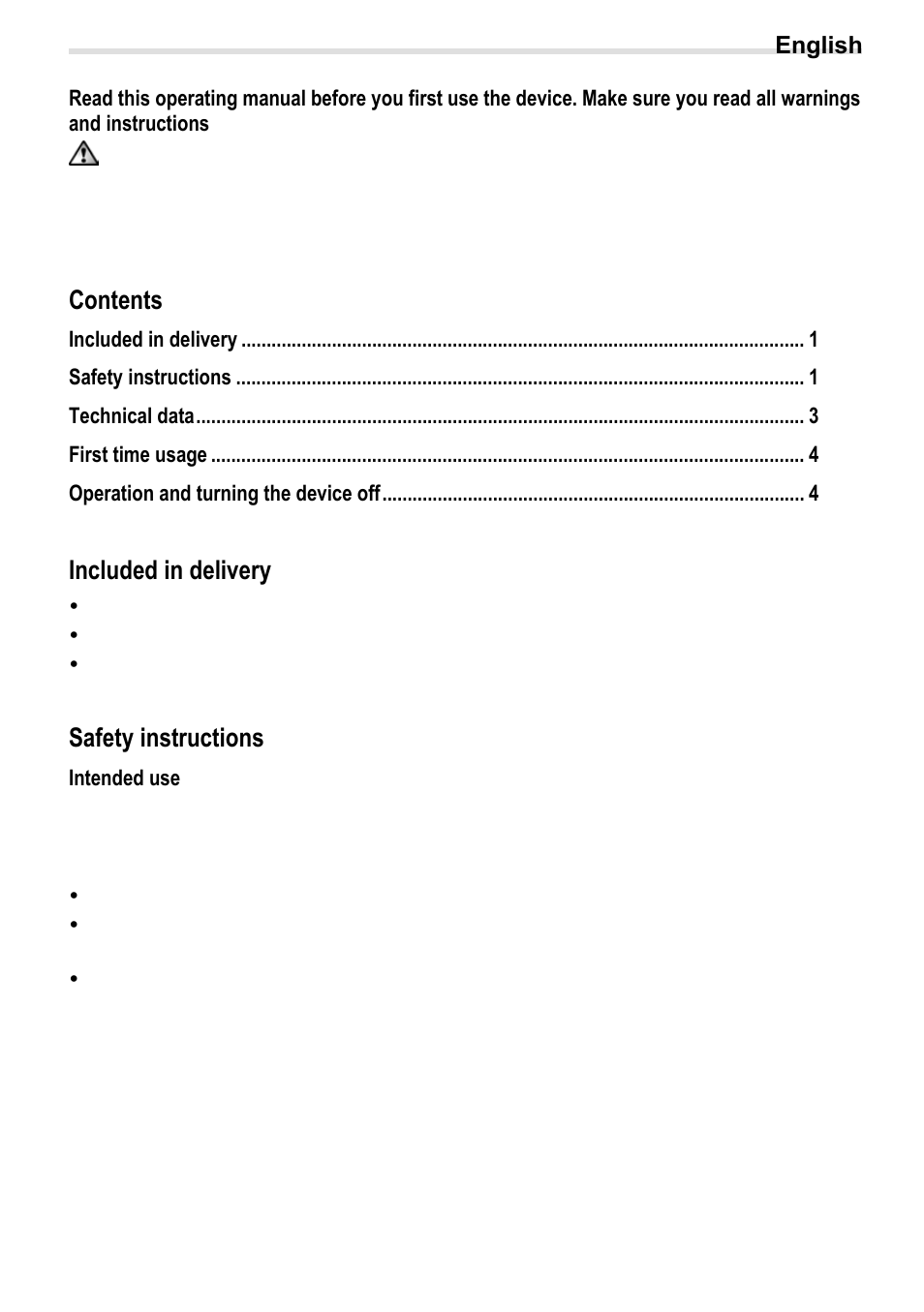 Crivit BS-210 User Manual | Page 3 / 36