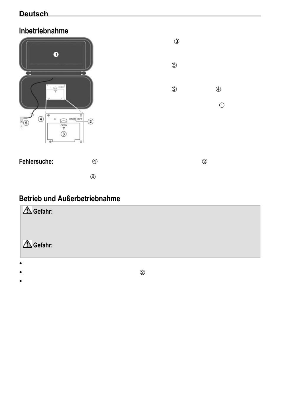 5boperation and turning the device off, Sskład zestawu, 4binbetriebnahme | 5bbetrieb und außerbetriebnahme, Inbetriebnahme, Betrieb und außerbetriebnahme | Crivit BS-210 User Manual | Page 34 / 36