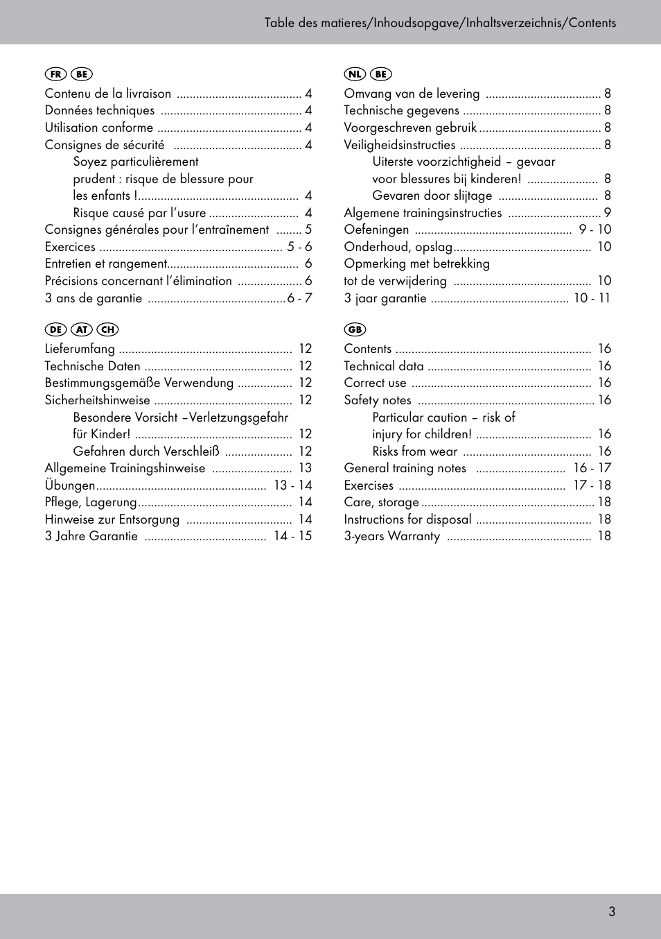 Crivit FH-2006 User Manual | Page 3 / 20