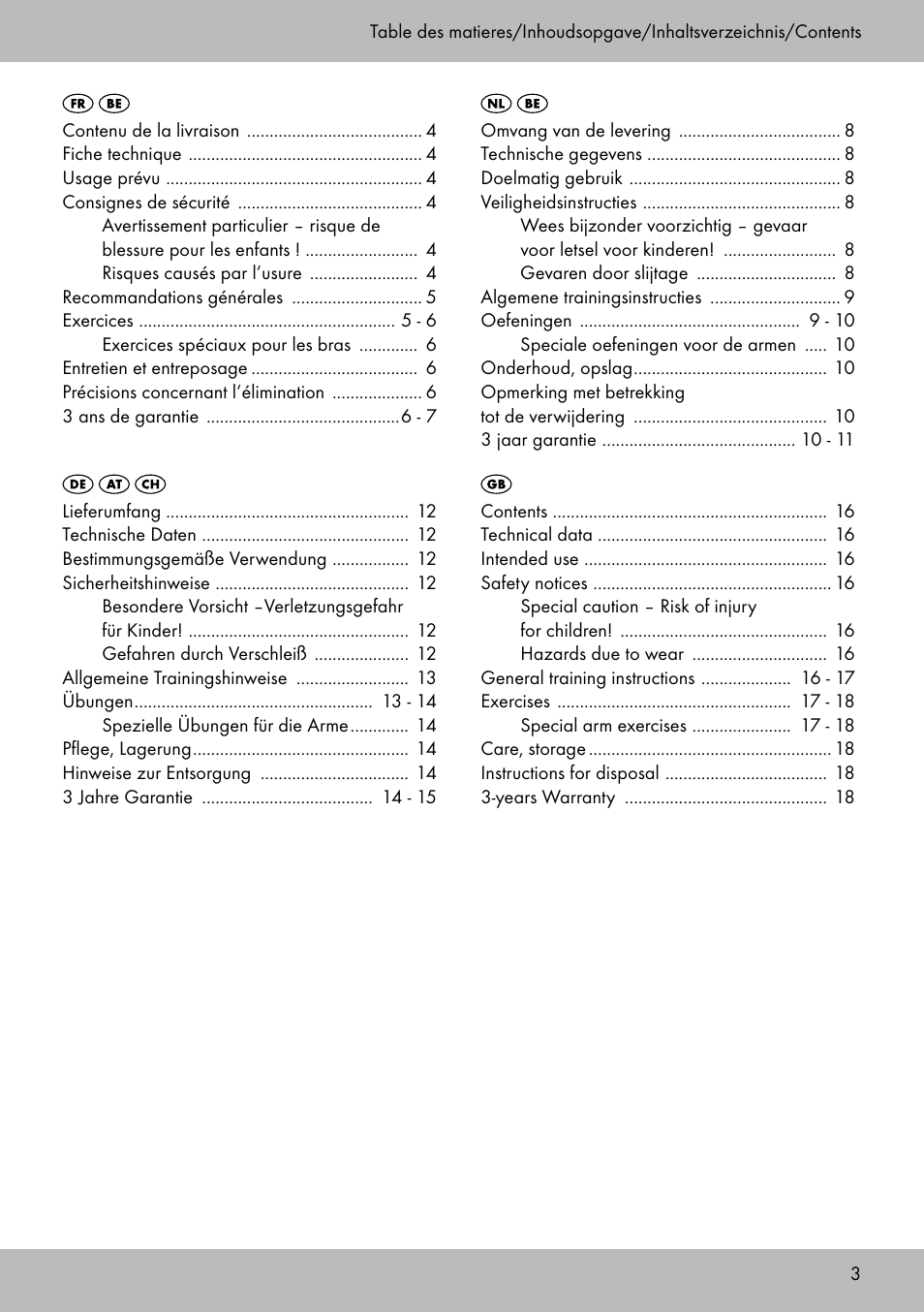 Crivit OT-2007 User Manual | Page 3 / 20