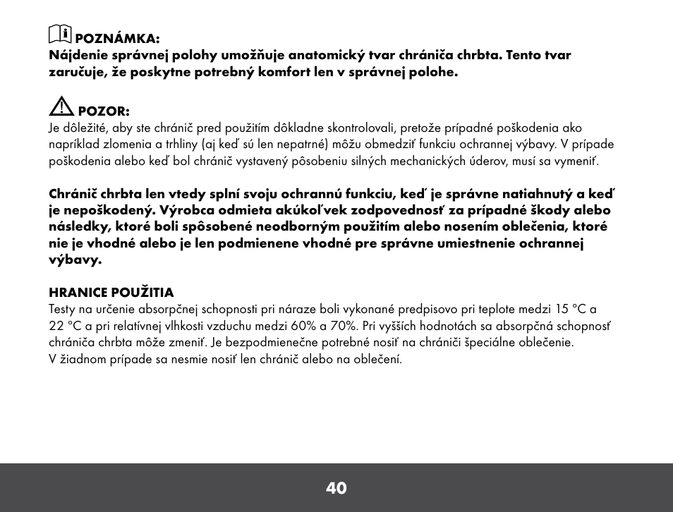 Crivit VP910 User Manual | Page 40 / 52