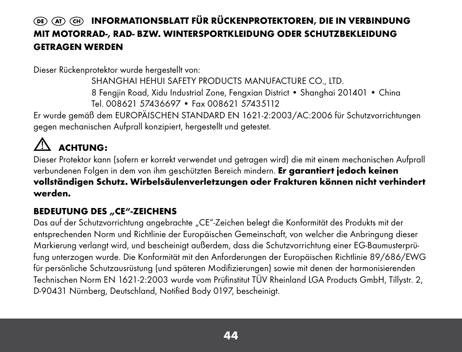 Crivit VP910 User Manual | Page 44 / 52