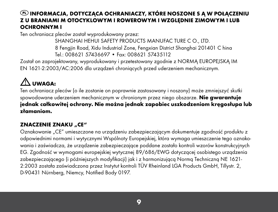 Crivit VP910 User Manual | Page 9 / 52