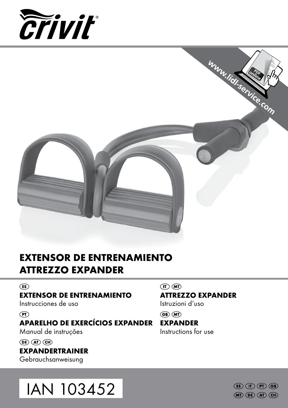 Crivit ET-2008 User Manual | 20 pages