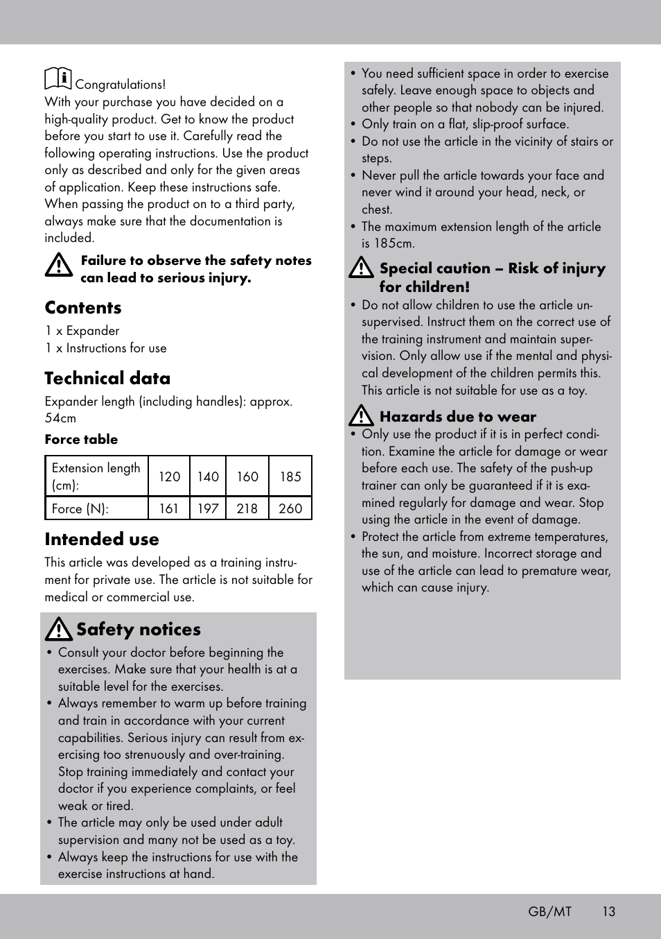 Crivit ET-2008 User Manual | Page 13 / 20