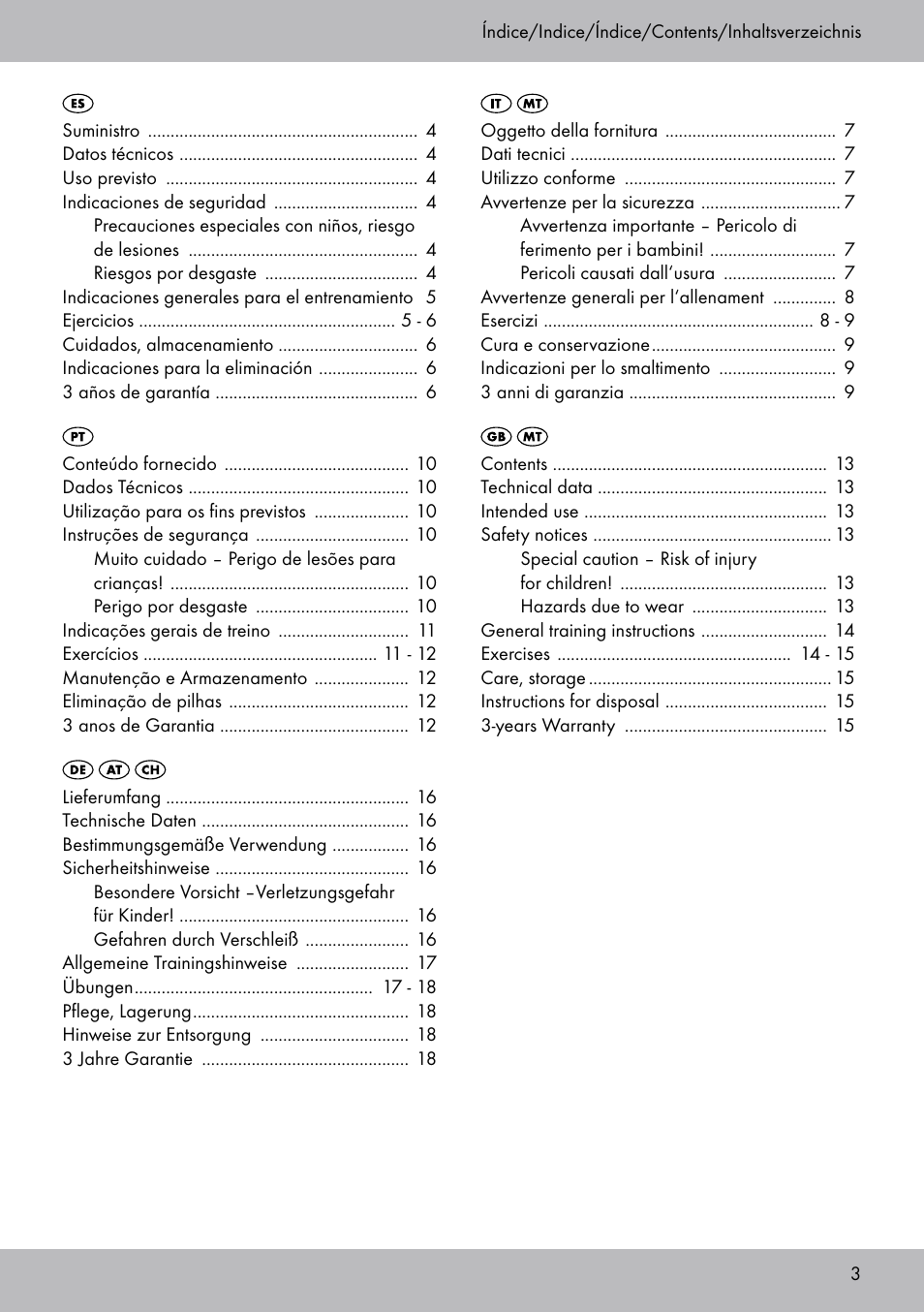 Crivit ET-2008 User Manual | Page 3 / 20