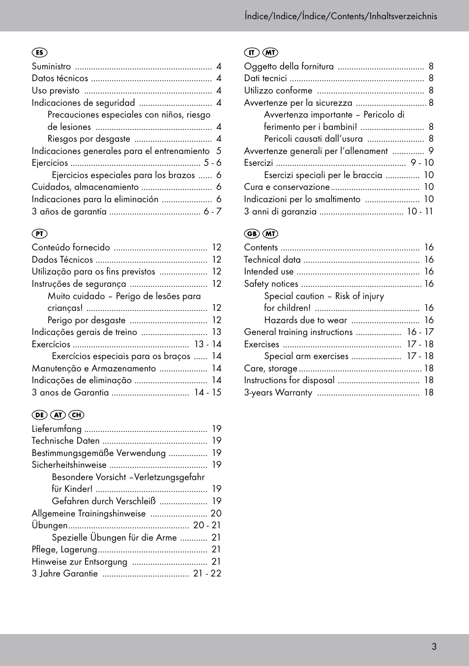 Crivit OT-2007 User Manual | Page 3 / 24