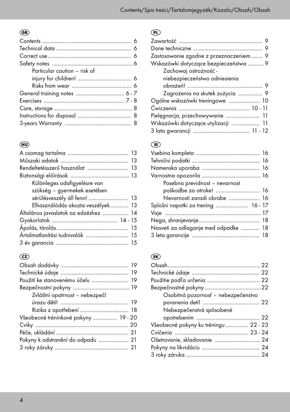 Crivit FH-2006 User Manual | Page 4 / 32