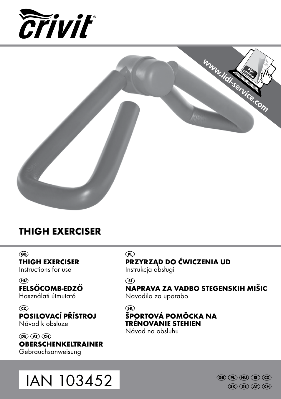 Crivit OT-2007 User Manual | 32 pages
