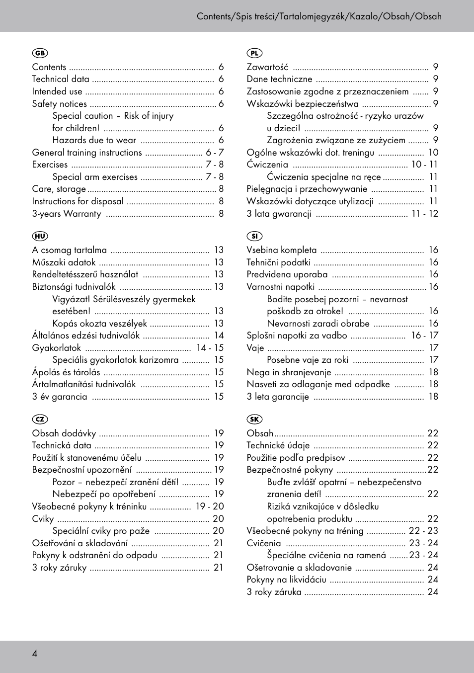 Crivit OT-2007 User Manual | Page 4 / 32