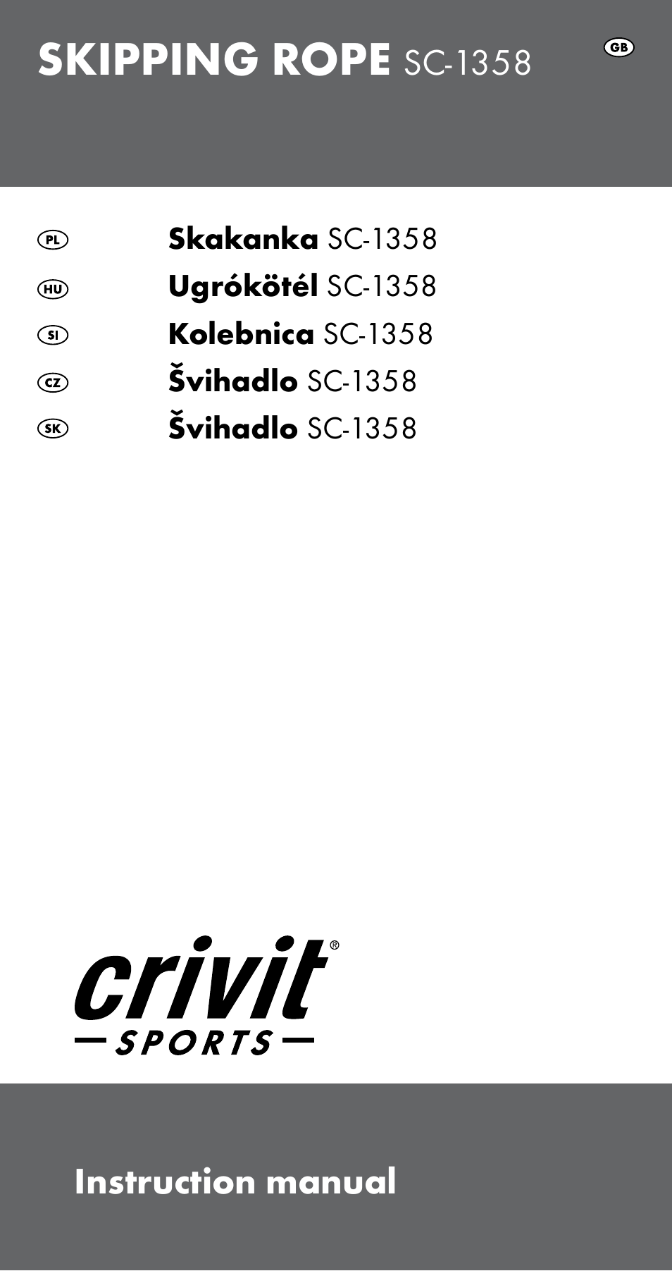 Crivit SC-1358 User Manual | 40 pages