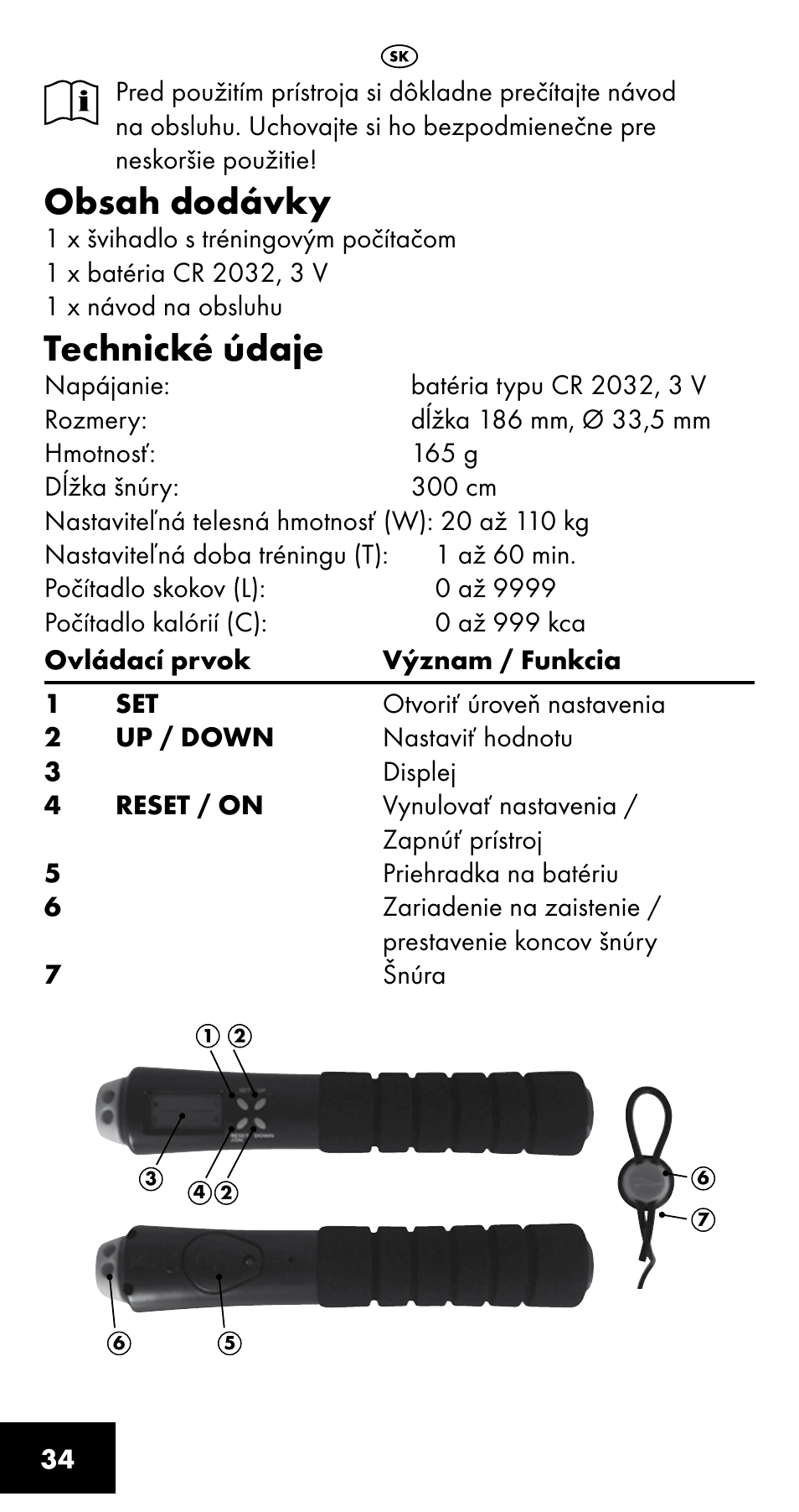 Crivit SC-1358 User Manual | Page 34 / 40