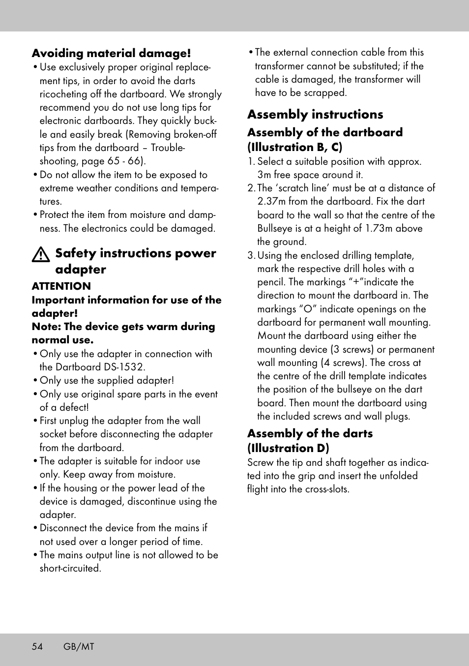 Crivit DS-1532 User Manual | Page 52 / 82