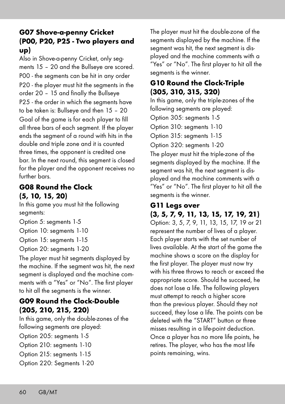 Crivit DS-1532 User Manual | Page 58 / 82