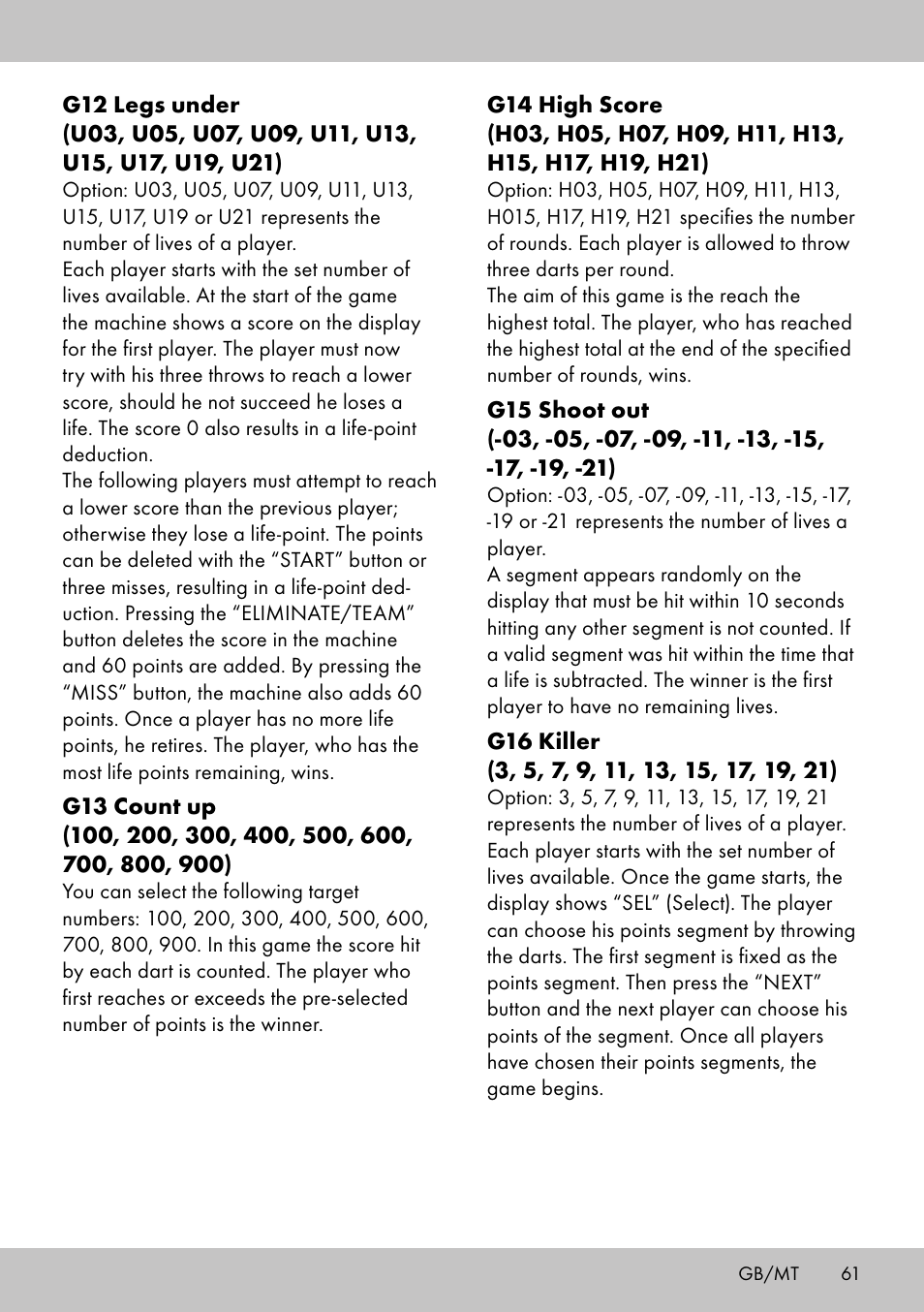 Crivit DS-1532 User Manual | Page 59 / 82