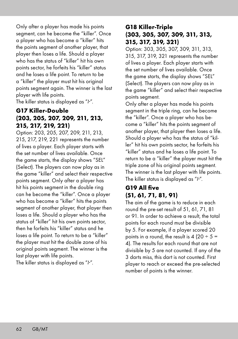 Crivit DS-1532 User Manual | Page 60 / 82