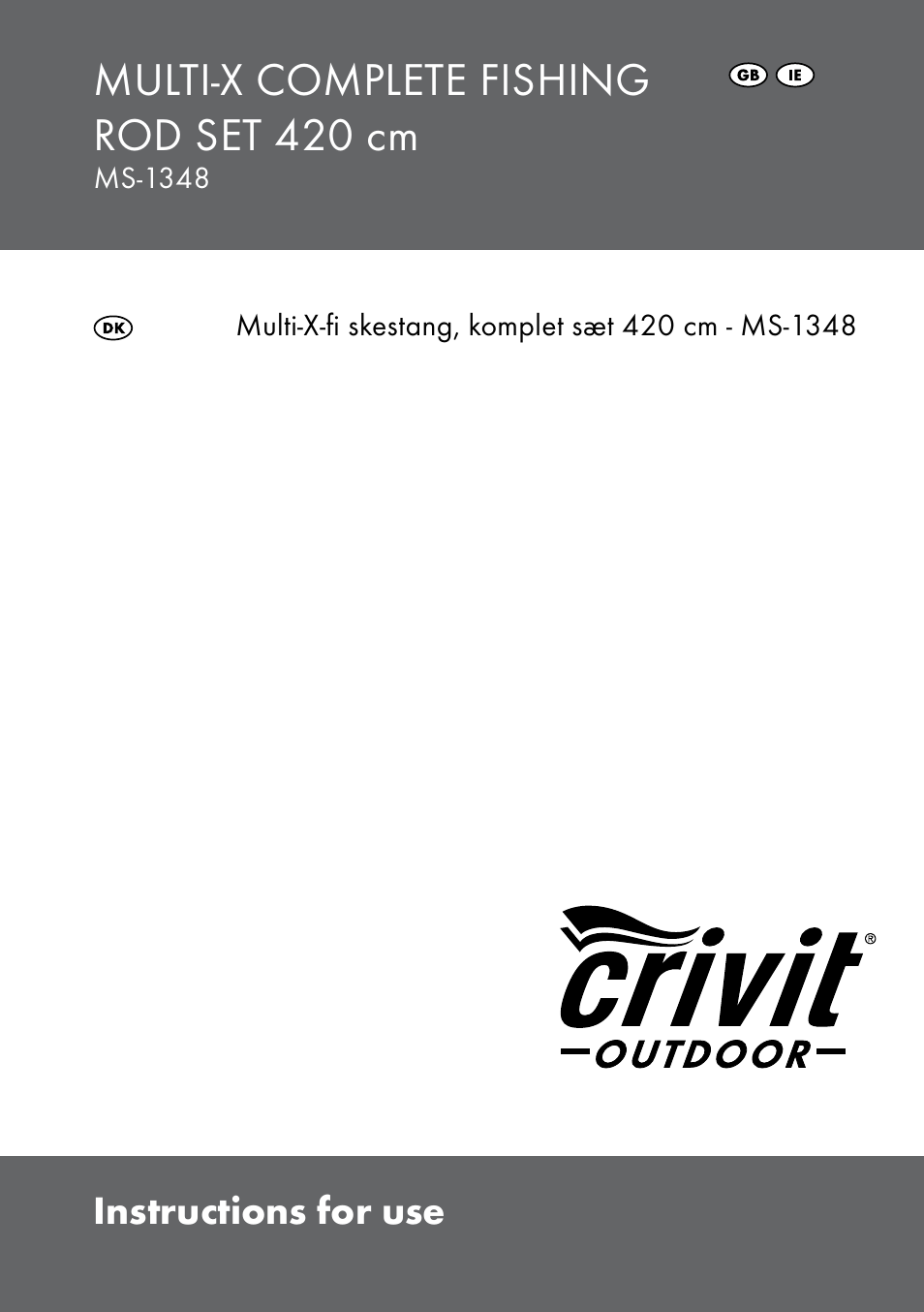 Crivit MS-1348 User Manual | 12 pages