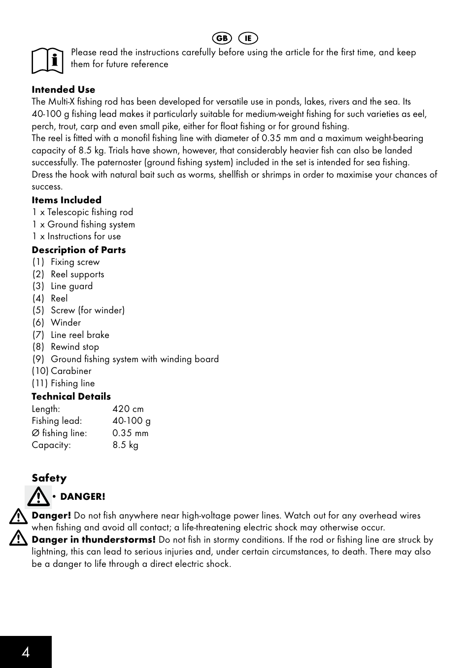 Crivit MS-1348 User Manual | Page 4 / 12