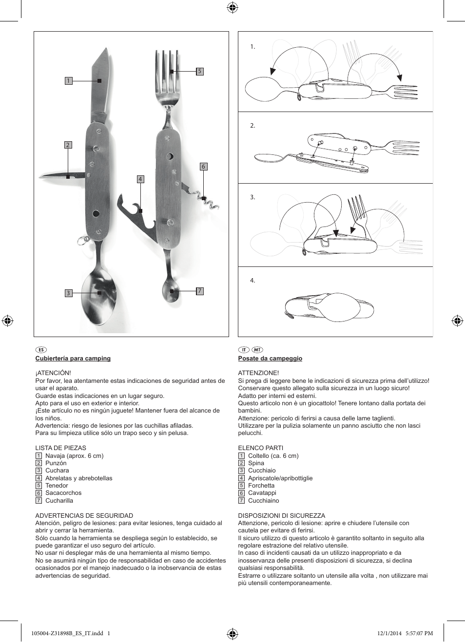 Crivit Z31898B User Manual | 2 pages