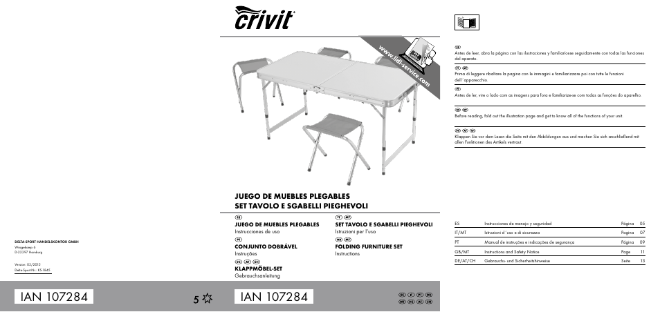 Crivit KS-1845 User Manual | 14 pages