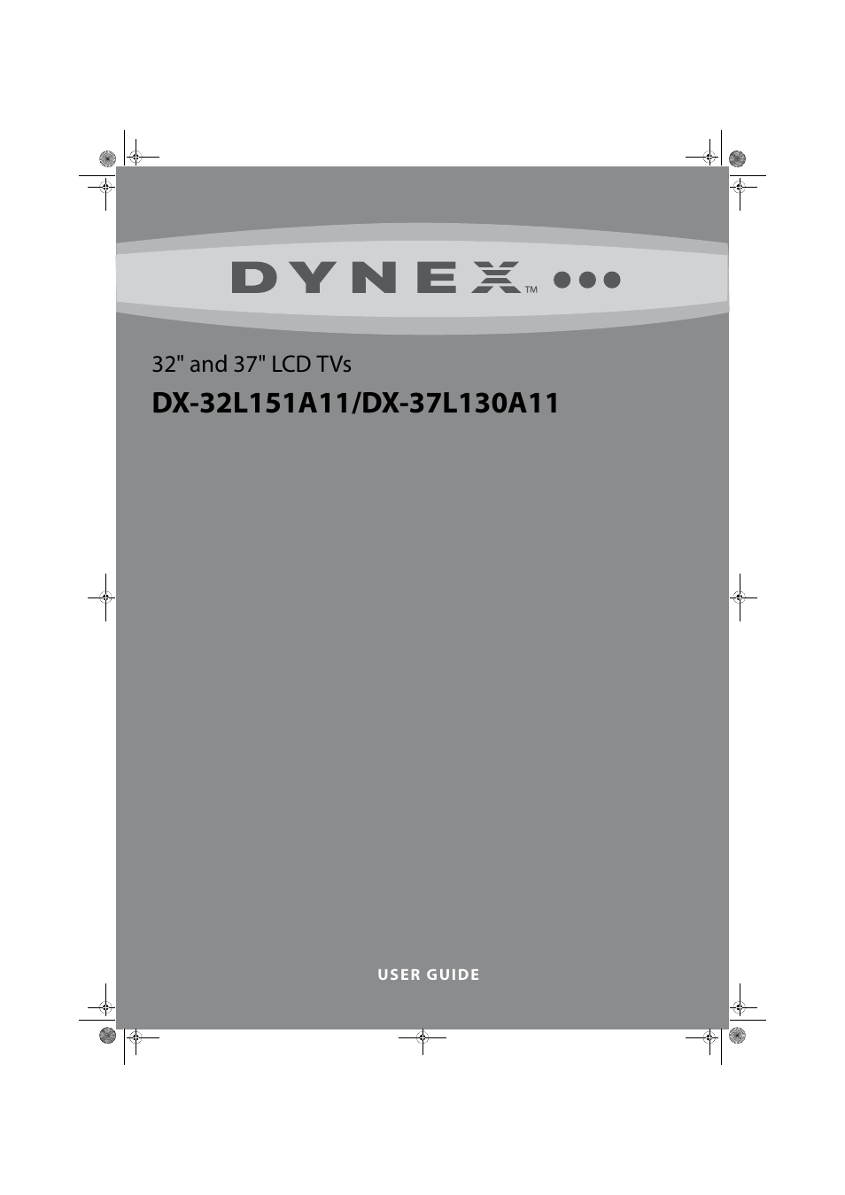 Dynex DX-32L151A11 User Manual | 37 pages