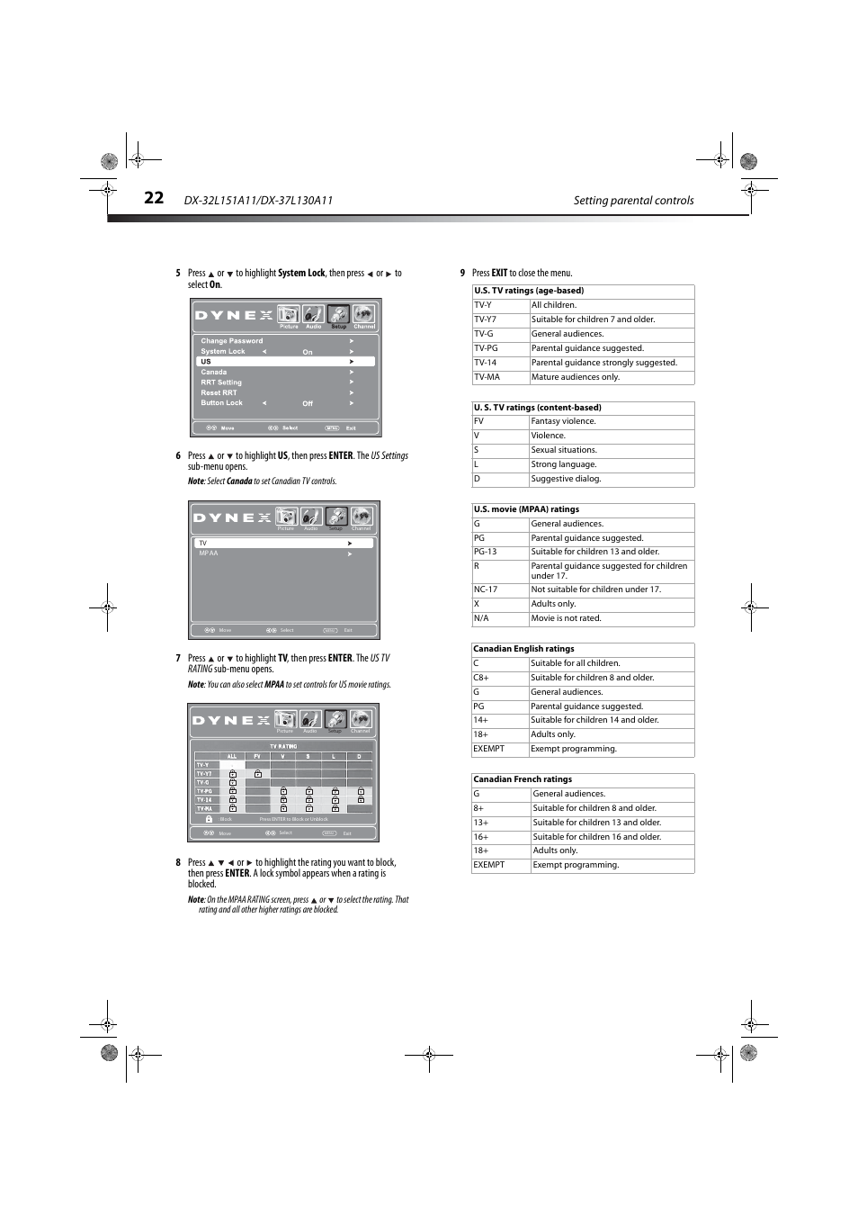 Dynex DX-32L151A11 User Manual | Page 26 / 37