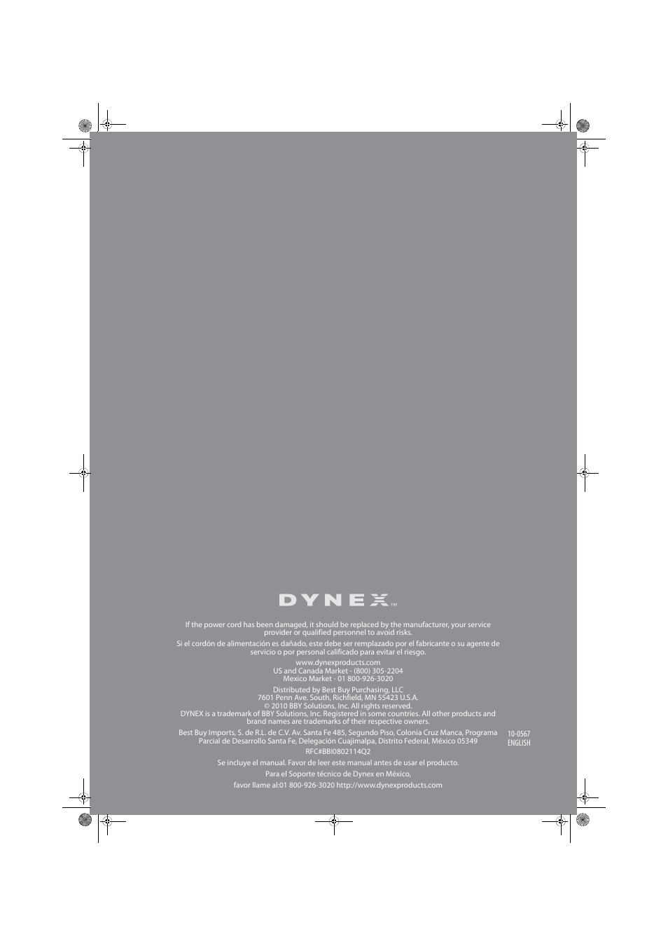 Dynex DX-32L151A11 User Manual | Page 37 / 37