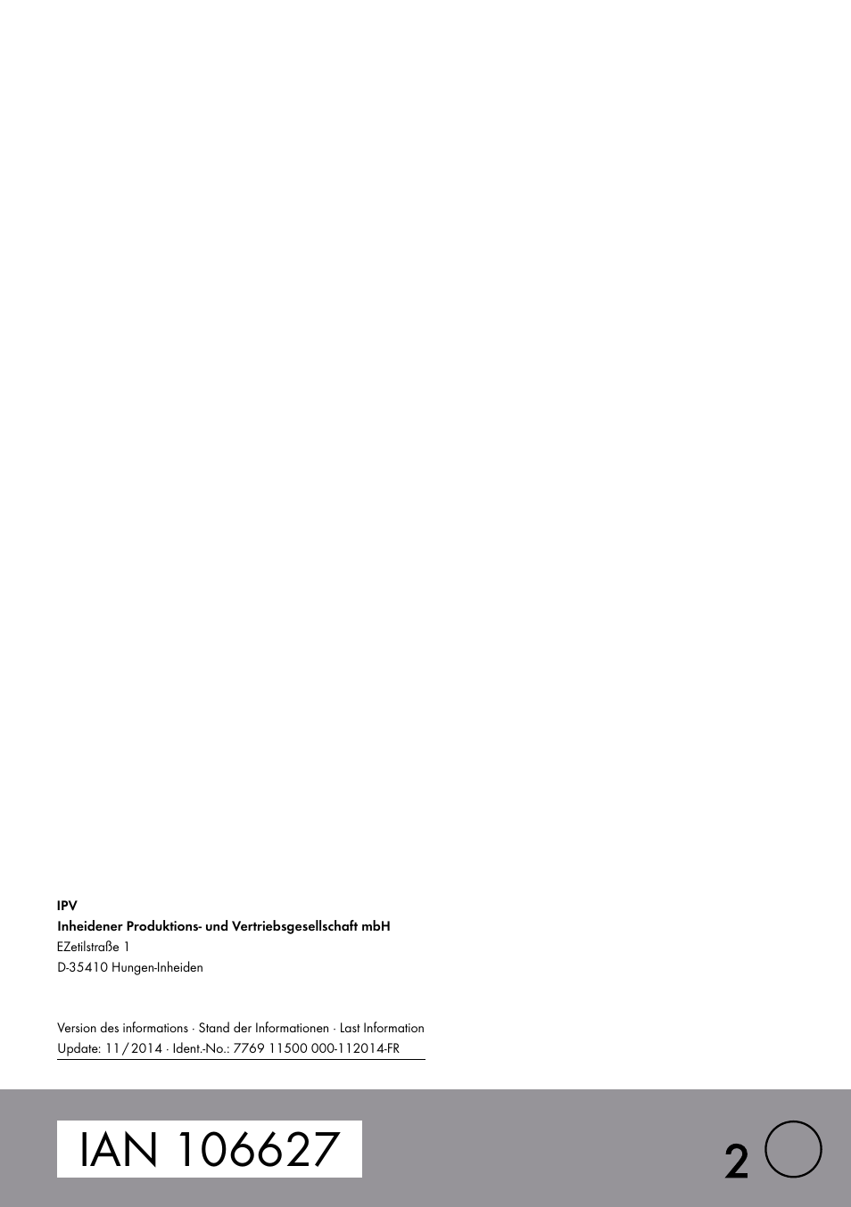 Crivit REK 230 D2 User Manual | Page 29 / 29