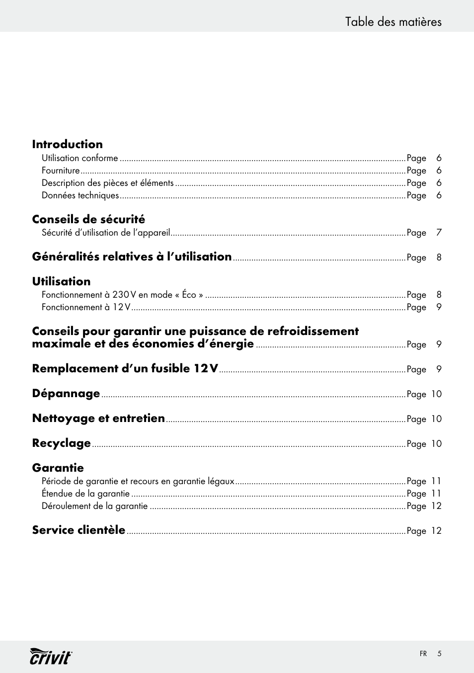 Crivit REK 230 D2 User Manual | Page 5 / 29