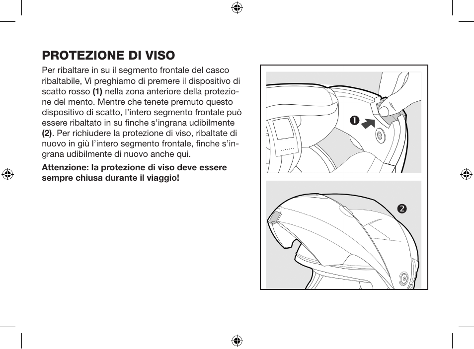 Protezione di viso | Crivit SP-803Y User Manual | Page 17 / 52