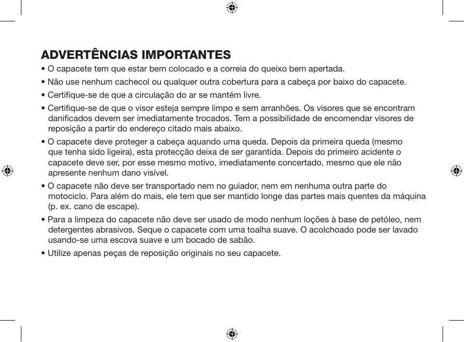Advertências importantes | Crivit SP-803Y User Manual | Page 23 / 52