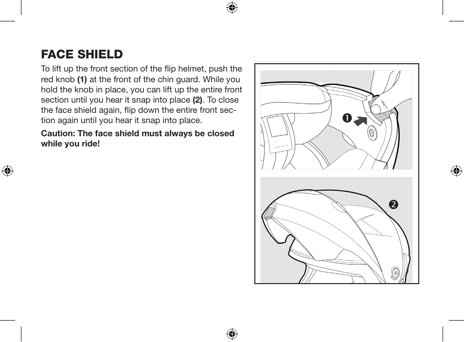 Face shield | Crivit SP-803Y User Manual | Page 37 / 52