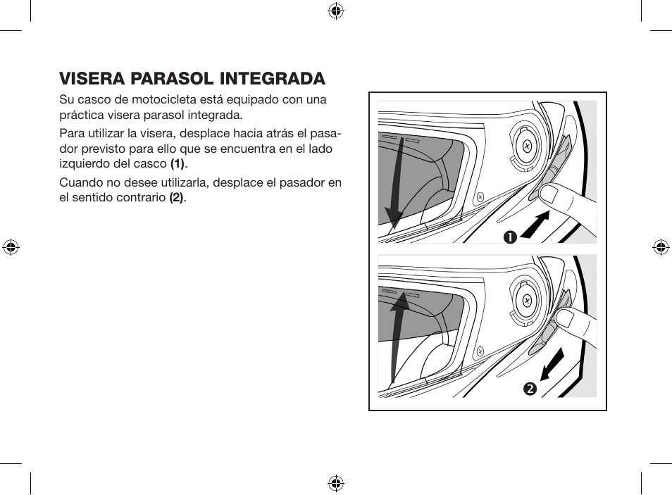 Visera parasol integrada | Crivit SP-803Y User Manual | Page 6 / 52