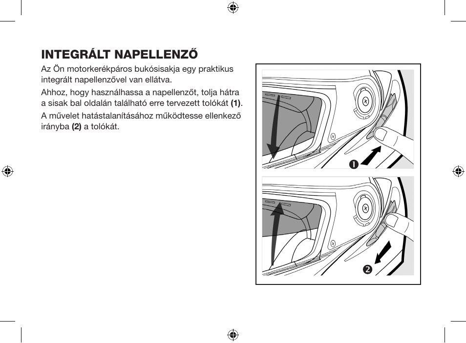 Integrált napellenző | Crivit SP-803Y User Manual | Page 26 / 84