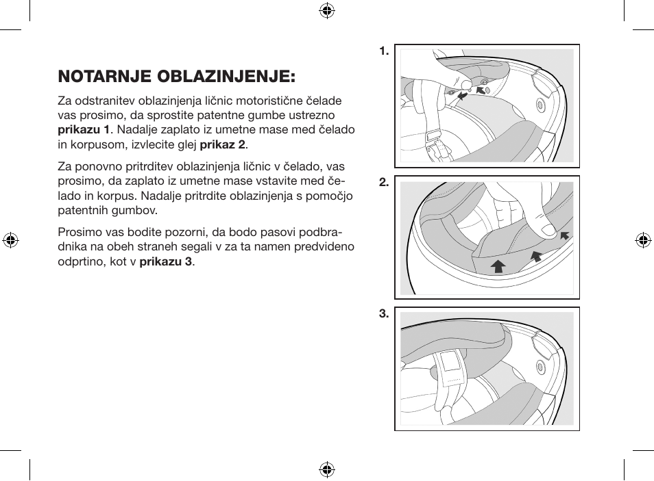 Notarnje oblazinjenje | Crivit SP-803Y User Manual | Page 40 / 84