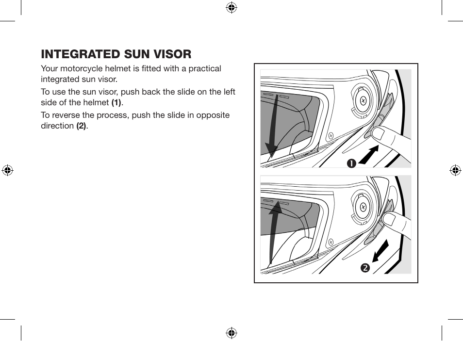 Integrated sun visor | Crivit SP-803Y User Manual | Page 6 / 84