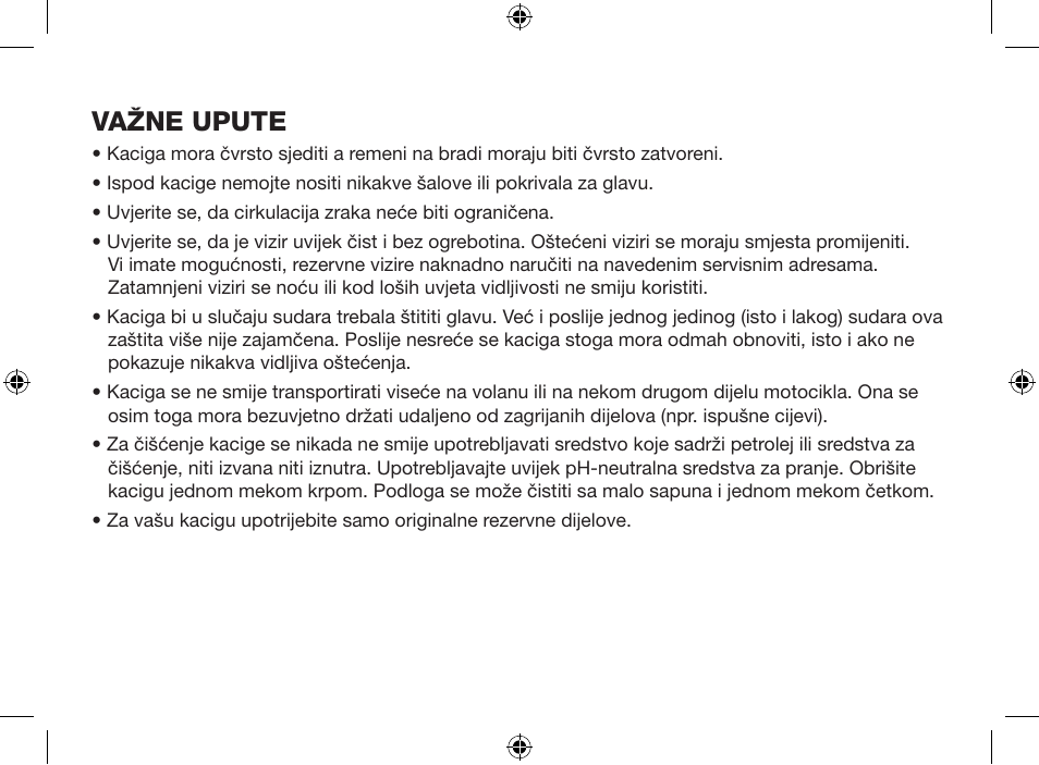 Važne upute | Crivit SP-803Y User Manual | Page 63 / 84